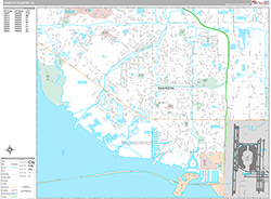 Town 'n' Country Wall Map Premium Style 2026